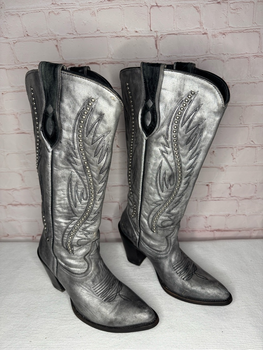 Idyllwind Silver Studded Western Knee-High Boots